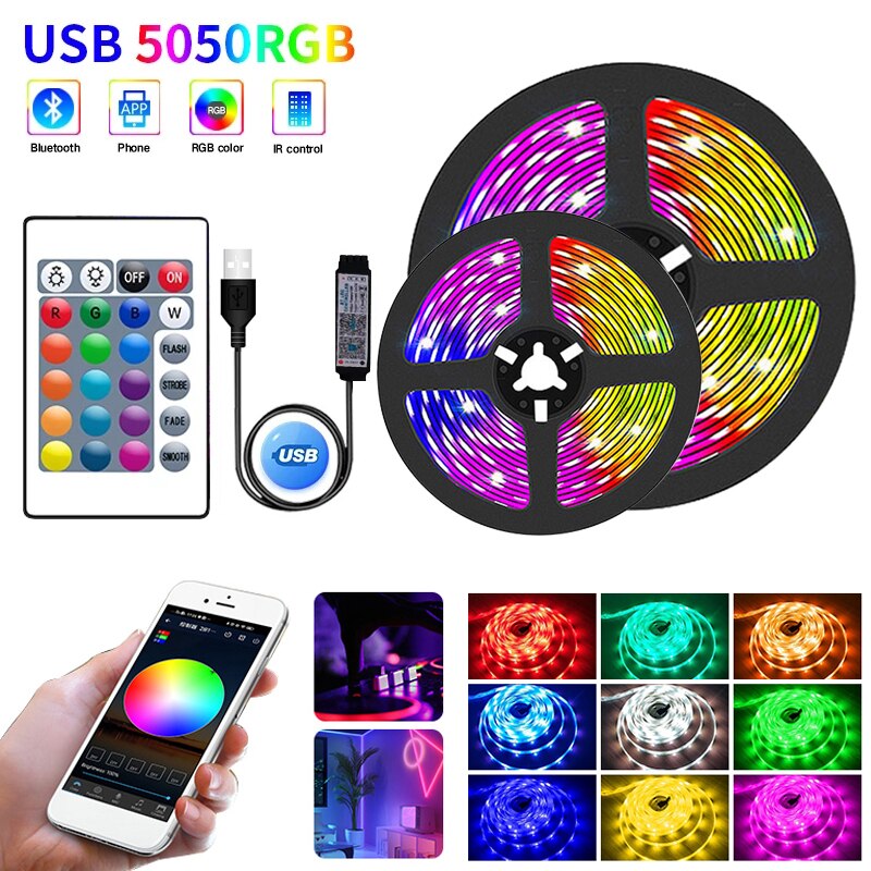 RGB 5050 LED Ʈ  TV Ʈ USB  LED..